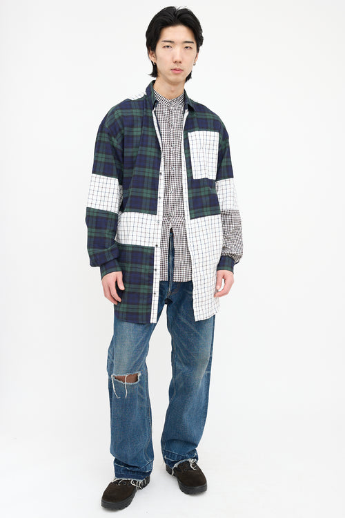 Faith Connexion Multi Plaid Shirt