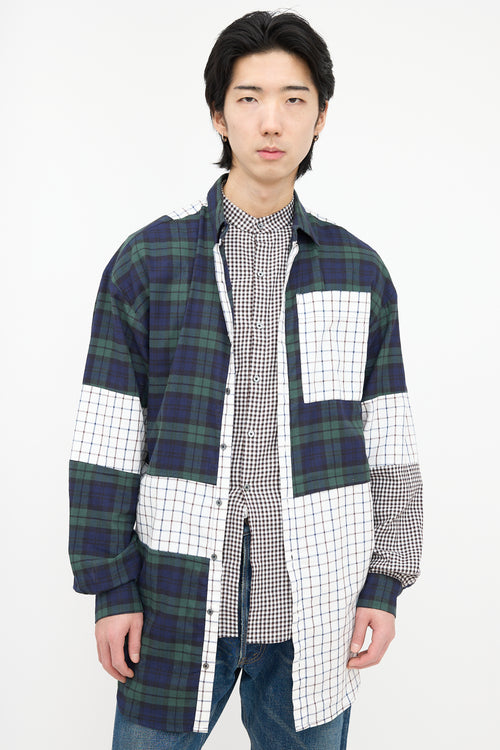 Faith Connexion Multi Plaid Shirt