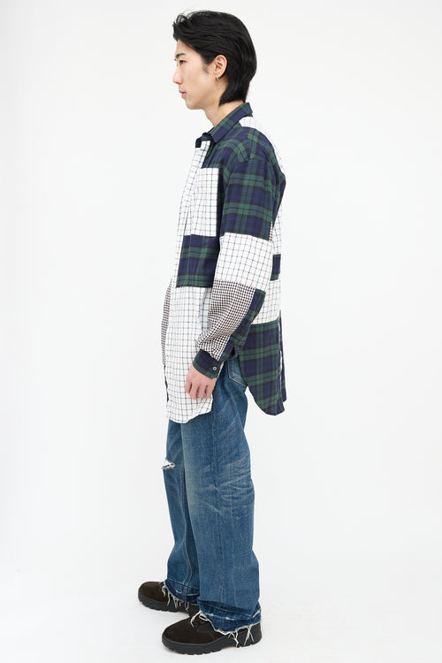 Faith Connexion Multi Plaid Shirt