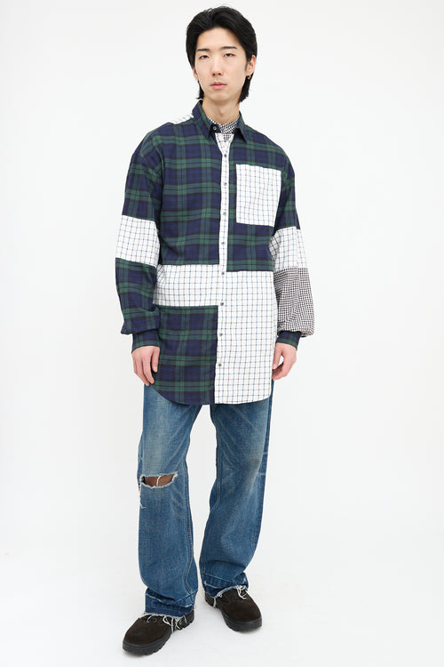 Faith Connexion Multi Plaid Shirt