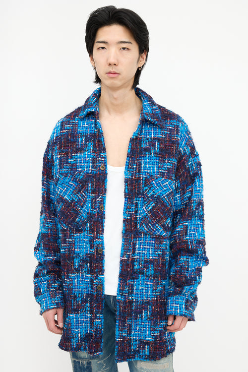 Faith Connexion Tweed Checked Shirt