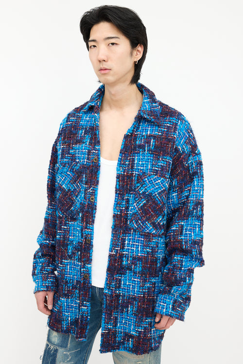 Faith Connexion Tweed Checked Shirt