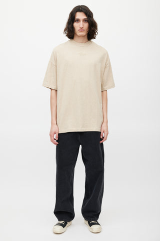 Fear of God Beige Oversized T-Shirt