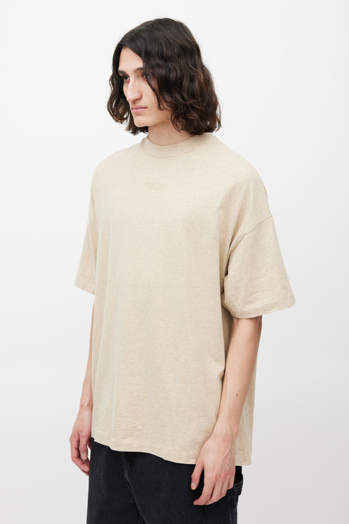 Fear of God Beige Oversized T-Shirt