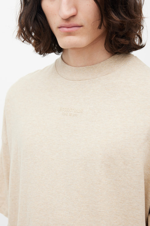 Fear of God Beige Oversized T-Shirt