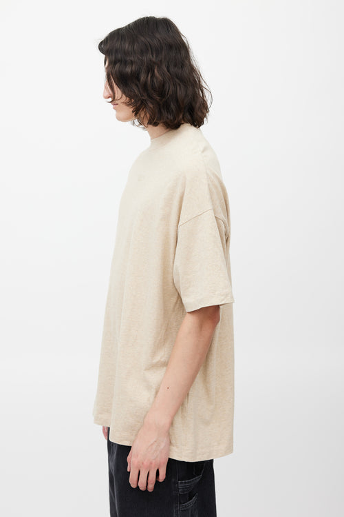 Fear of God Beige Oversized T-Shirt