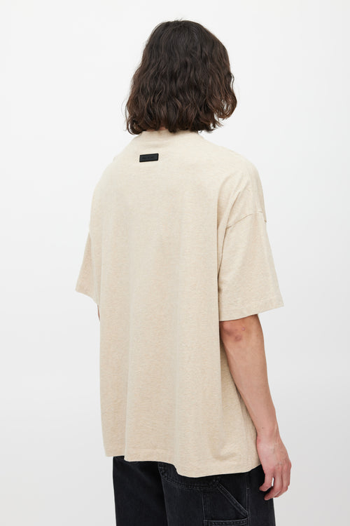 Fear of God Beige Oversized T-Shirt