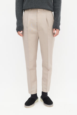 Fear Of God Beige Wool 
Mohair Eternal Trouser