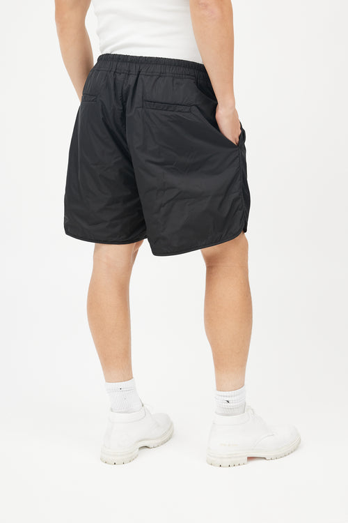 Fear of God Black Nylon Drawstring Shorts