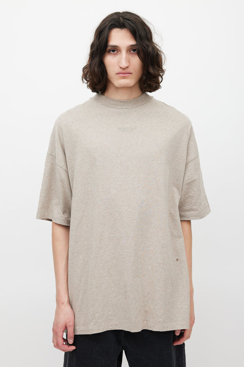 Fear of God Brown Oversized T-Shirt