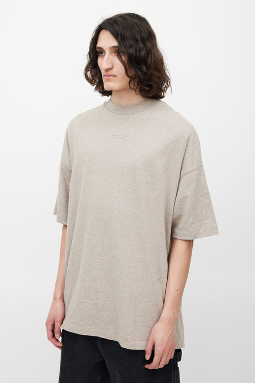 Fear of God Brown Oversized T-Shirt