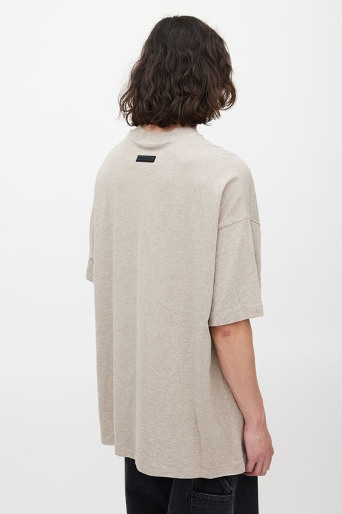 Fear of God Brown Oversized T-Shirt