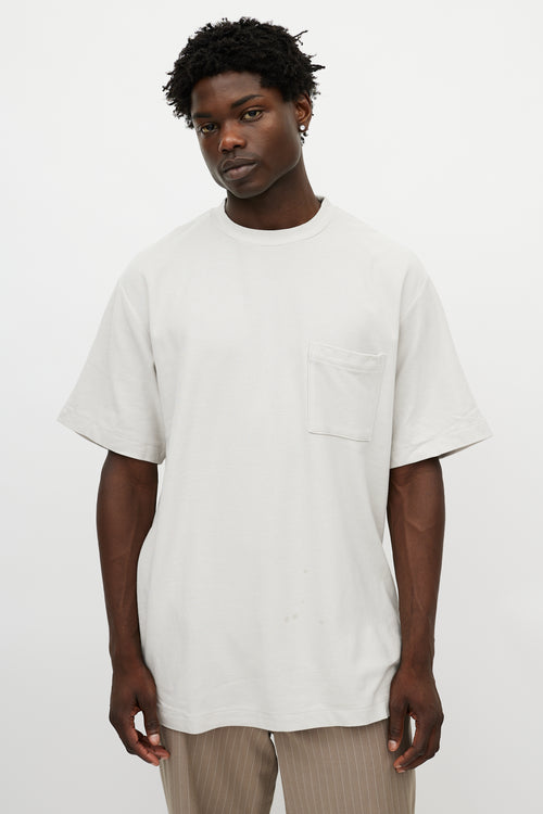 Fear of God Cream Knit Pocket T-Shirt