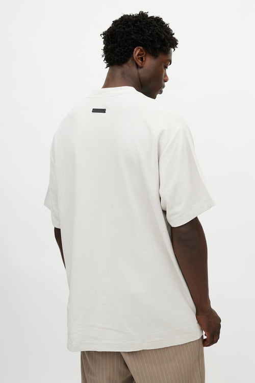 Fear of God Cream Knit Pocket T-Shirt