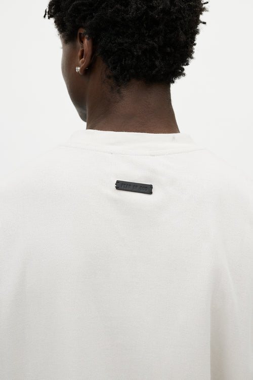 Fear of God Cream Knit Pocket T-Shirt