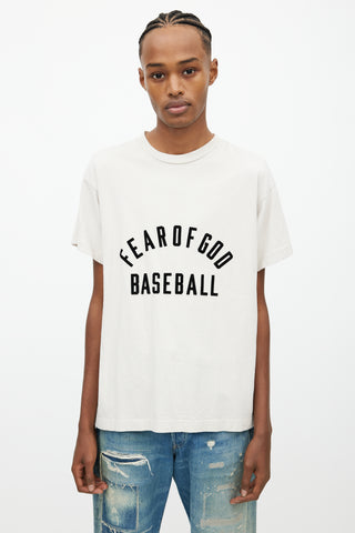 Fear of God Cream Logo T-Shirt