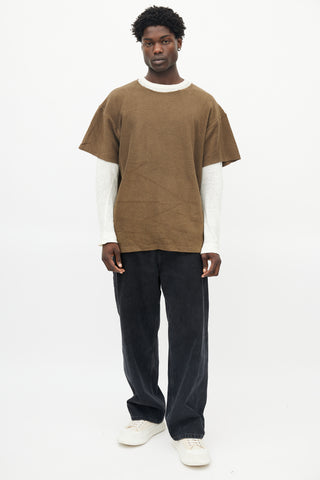 Fear of God Green Knit T-Shirt