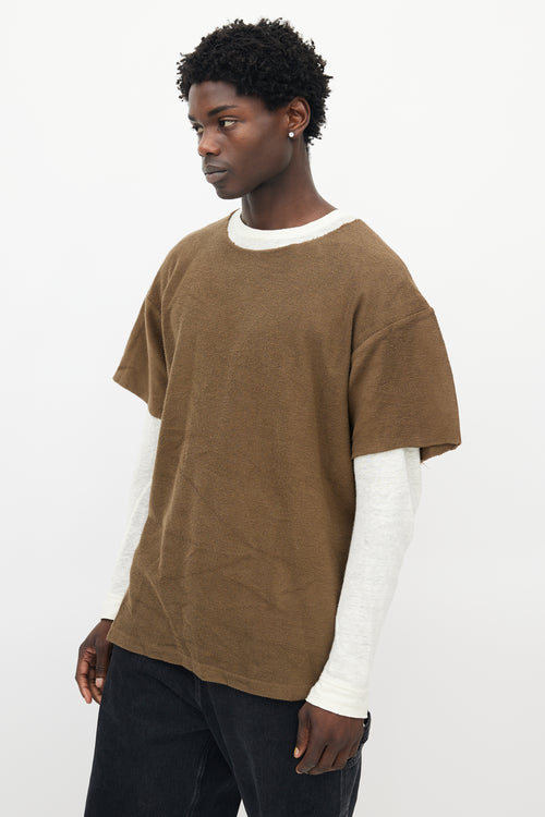 Fear of God Green Knit T-Shirt