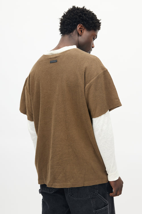 Fear of God Green Knit T-Shirt