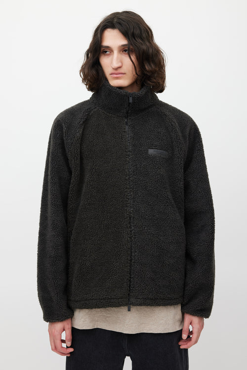 Fear of God Grey Fleece Jacket