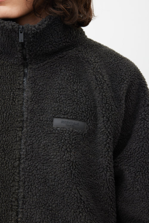 Fear of God Grey Fleece Jacket