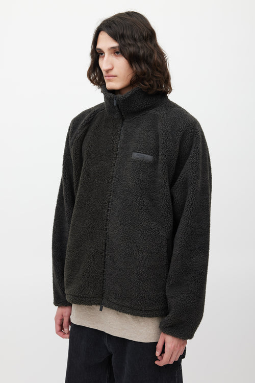 Fear of God Grey Fleece Jacket