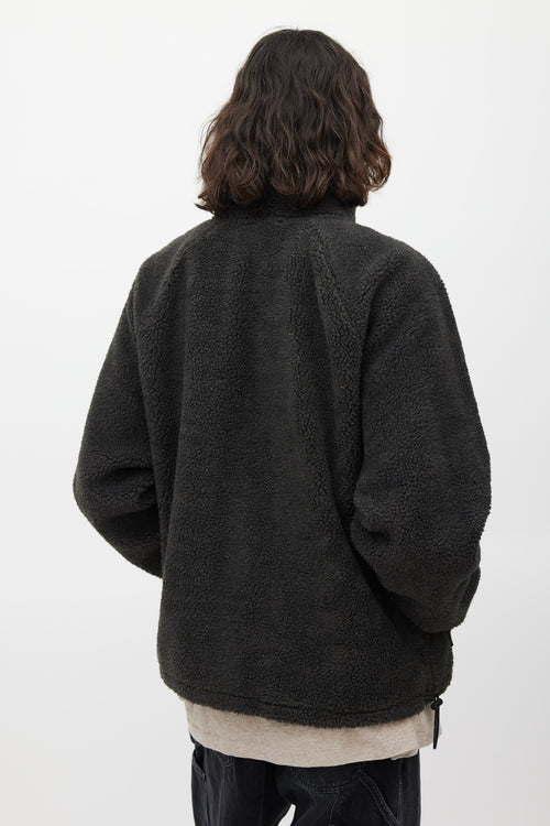 Fear of God Grey Fleece Jacket