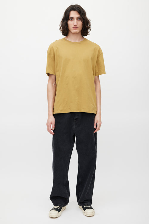 Fear of God Mustard Logo T-Shirt