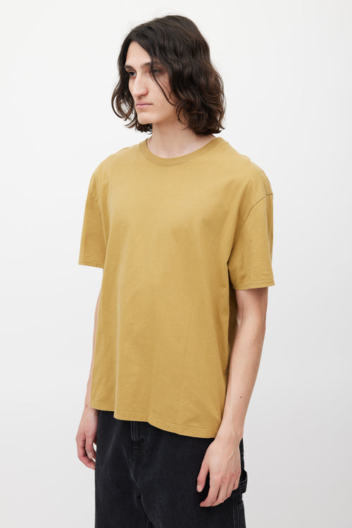 Fear of God Mustard Logo T-Shirt