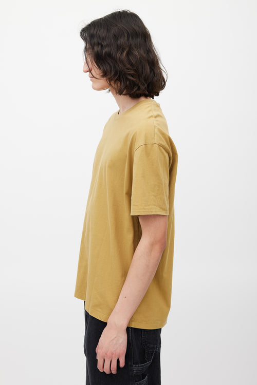 Fear of God Mustard Logo T-Shirt