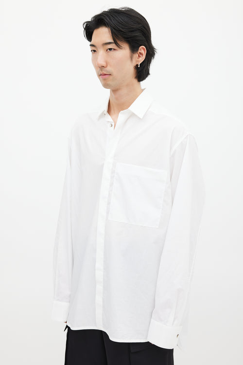 Fear of God White Cotton Easy Collared Shirt