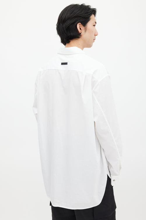 Fear of God White Cotton Easy Collared Shirt