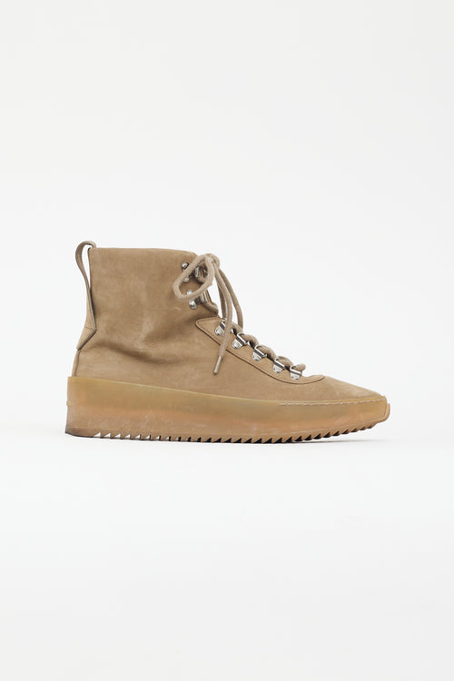 Fear Of God Brown Nubuck Hiking Boot