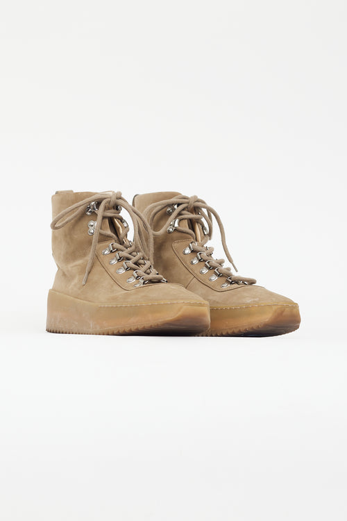 Fear Of God Brown Nubuck Hiking Boot