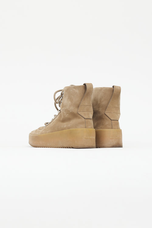 Fear Of God Brown Nubuck Hiking Boot