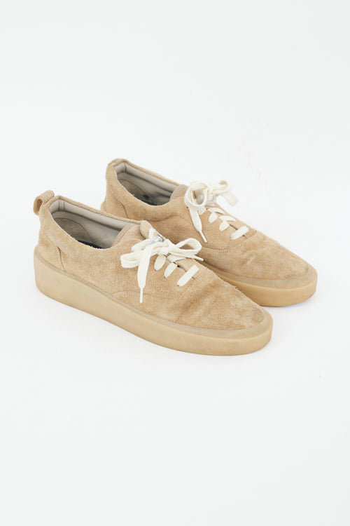 Fear of God Brown Distressed Suede Sneaker