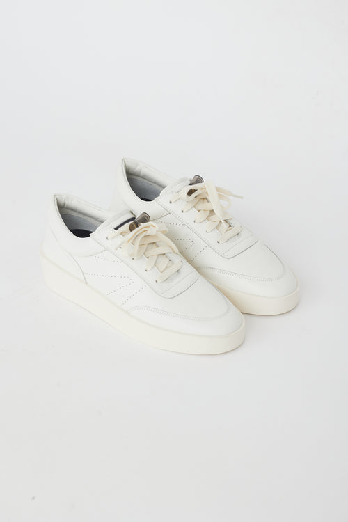 Fear of God White Leather Platform Sneaker