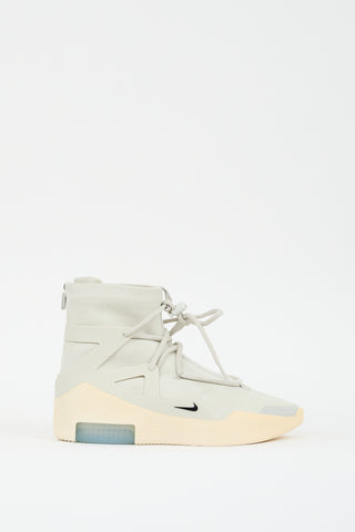 Fear of God X Nike Air Grey 
Cream FOG1 Sneaker