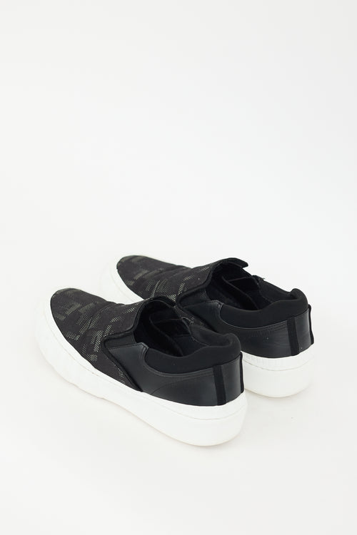 Fendi Black Force FF Slip On Sneaker