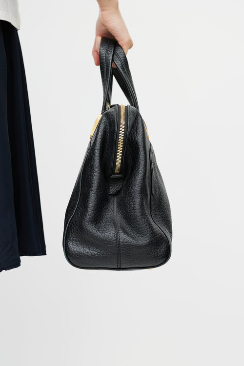 Fendi Black 
Gold Chameleon Leather Bag