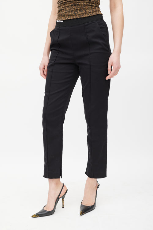 Fendi Black Panelled Trouser