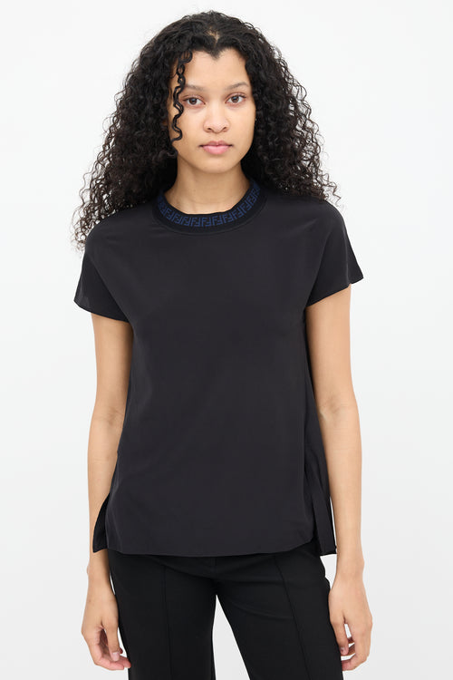 Fendi Black Silk Blouse