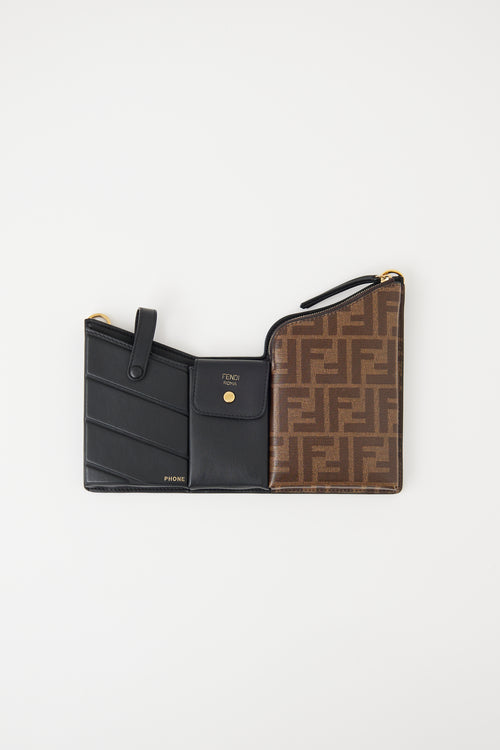 Fendi Mini Zucca 3 Pocket Crossbody Bag