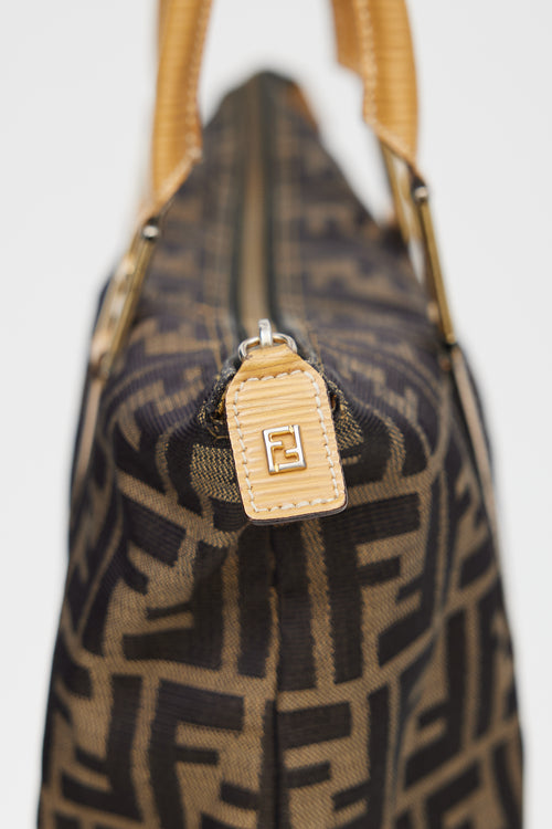 Fendi Brown 
Black Zucca Monogram Tote