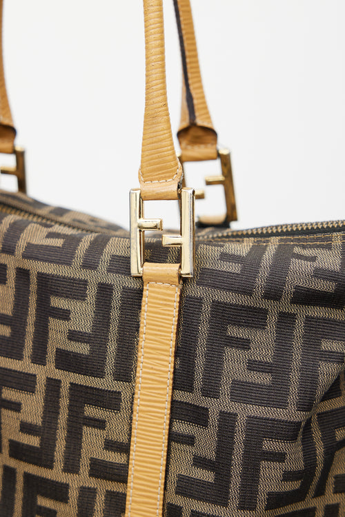 Fendi Brown 
Black Zucca Monogram Tote