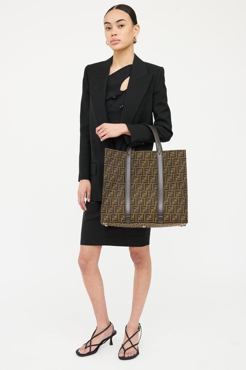 FF Jacquard Shopper Tote Bag