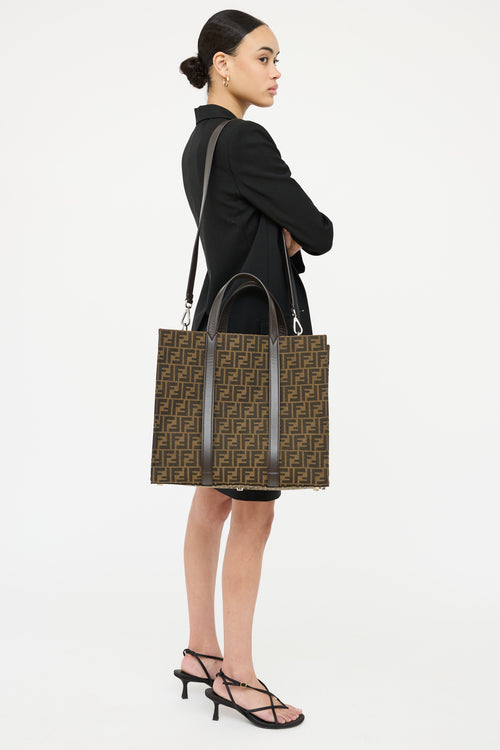 FF Jacquard Shopper Tote Bag