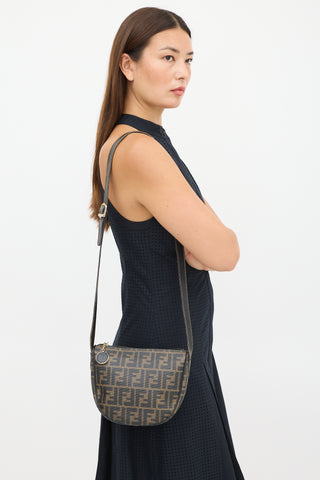 Fendi Brown Monogram Crossbody Bag