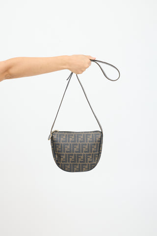 Fendi Brown Monogram Crossbody Bag