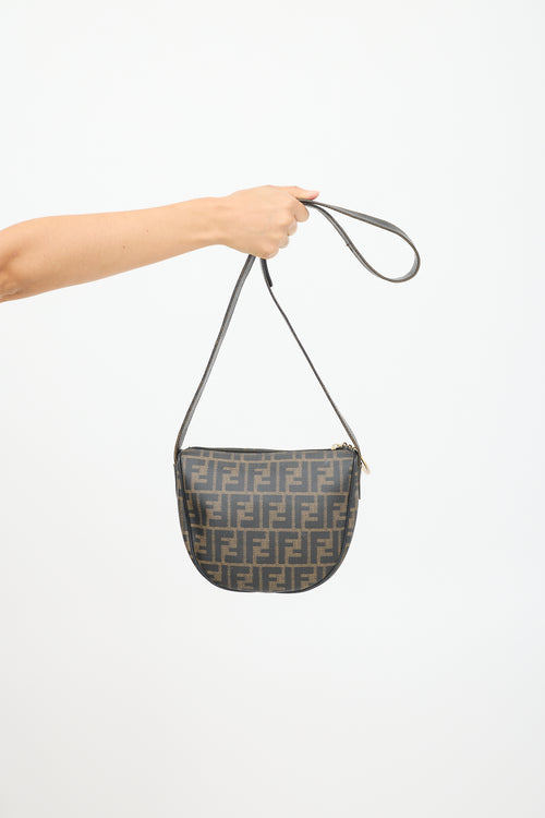 Fendi Brown Monogram Crossbody Bag